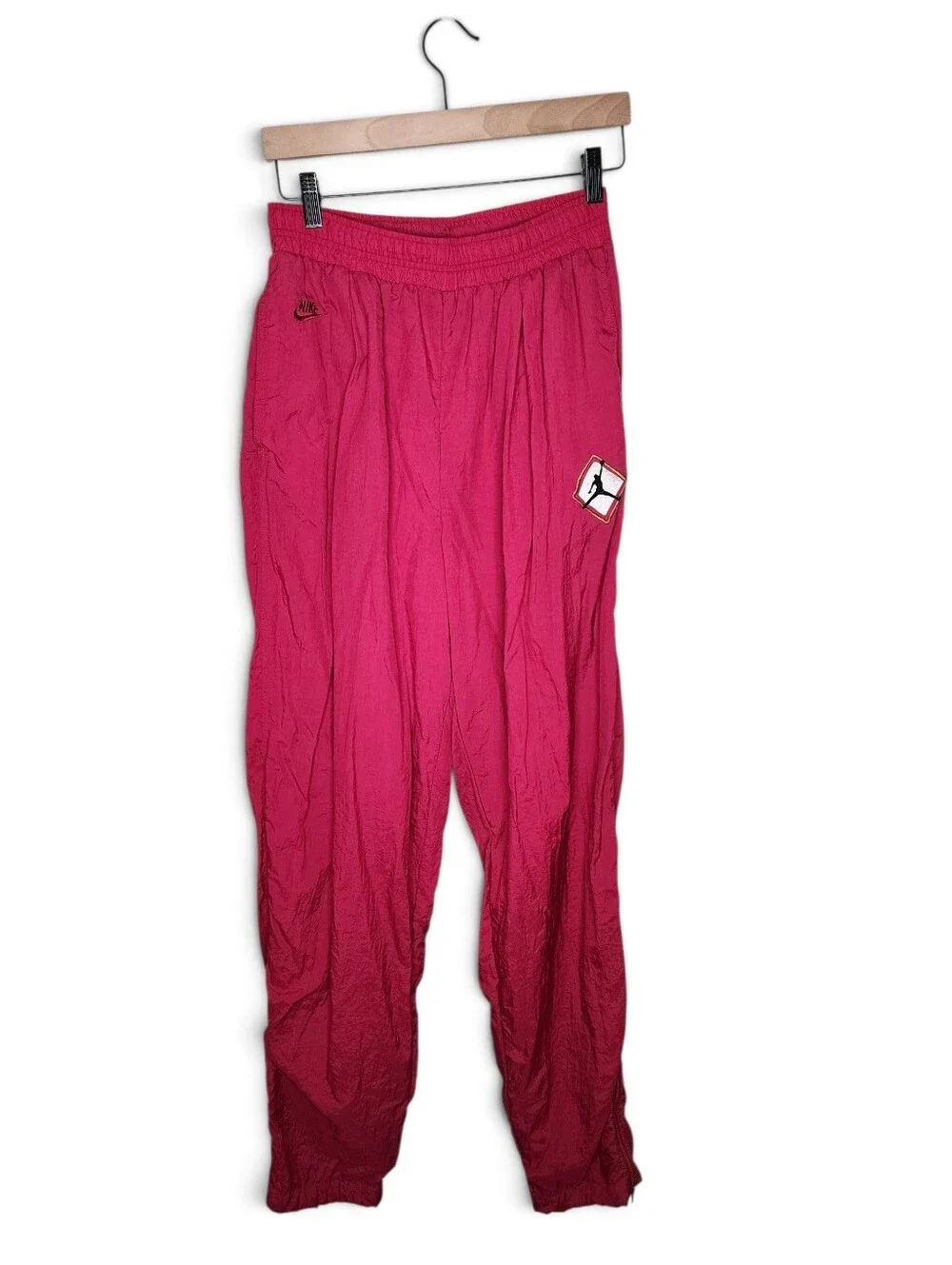 Nike Jordan 90s Vintage OG Set Nylon Track Pants Jacket Red Black White Size L